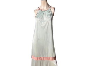 Vintage 70's blue long nightgown S M