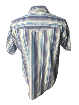 Vintage men's striped western shirt L Plains