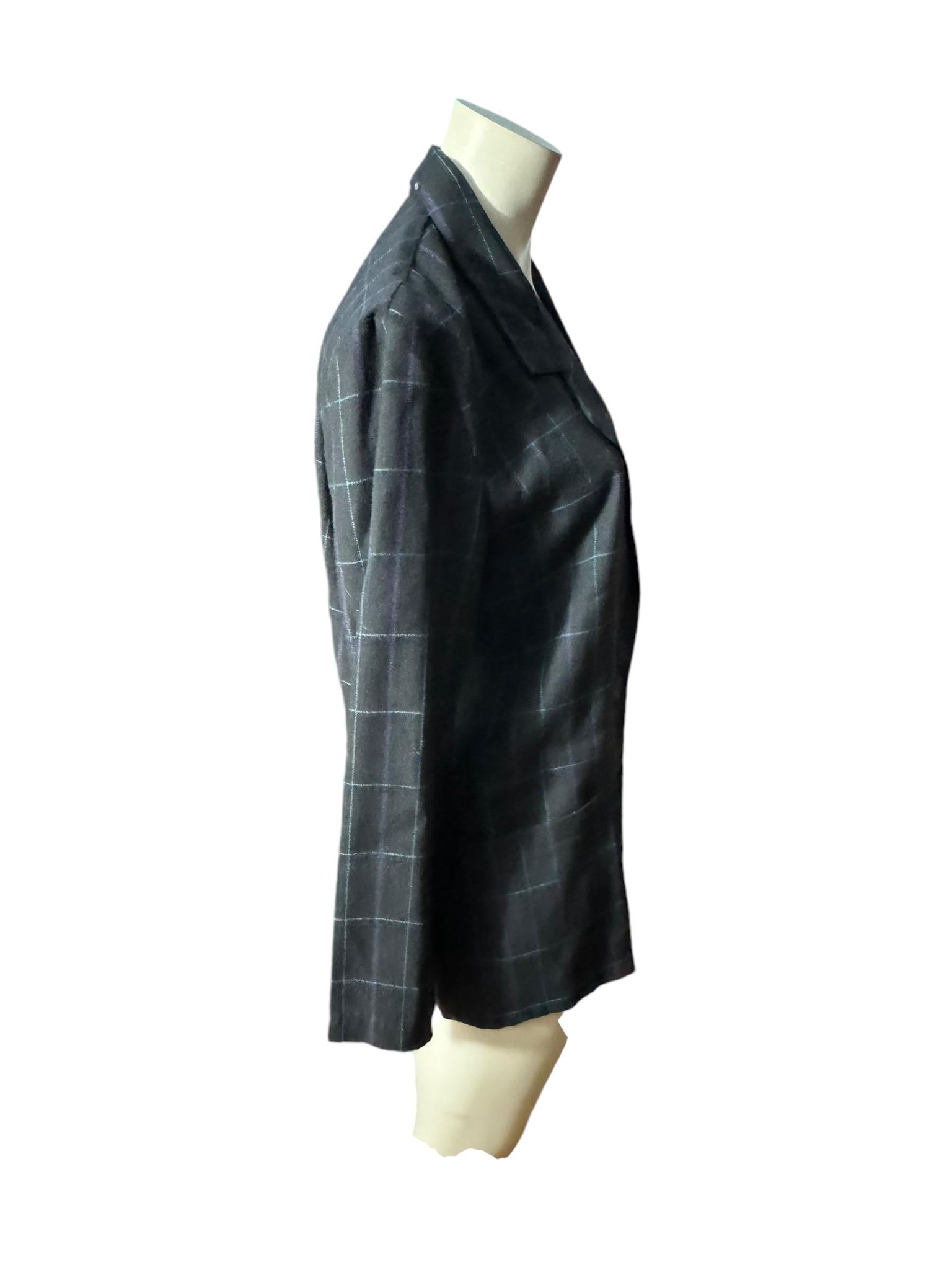 Vintage 80's black & blue blazer M Stringbean