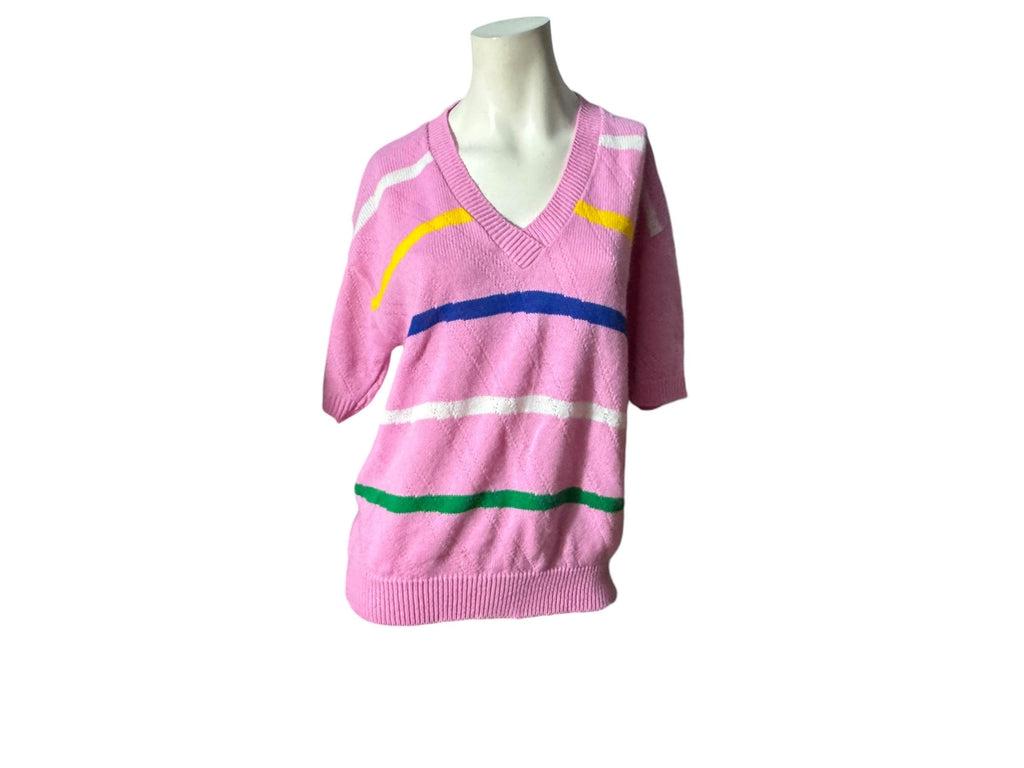 Vintage 80's pink sweater L Katie