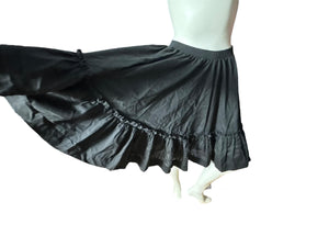 Vintage black Rockmount petticoat skirt 28/30