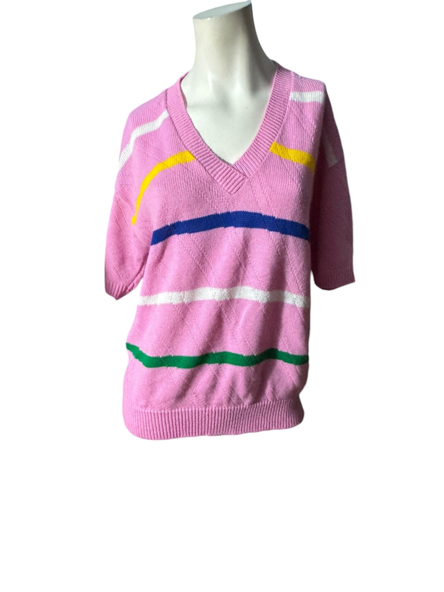 Vintage 80's pink sweater L Katie