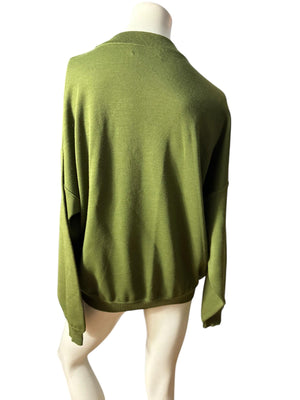 Vintage Belleson's St Croix sweat shirt L green