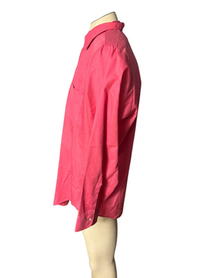 Vintage men's pink dress shirt 16 46 M L Century