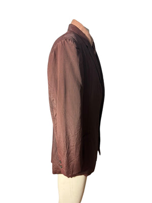 Vintage men's 60's brown suit jacket 44 Don Richards