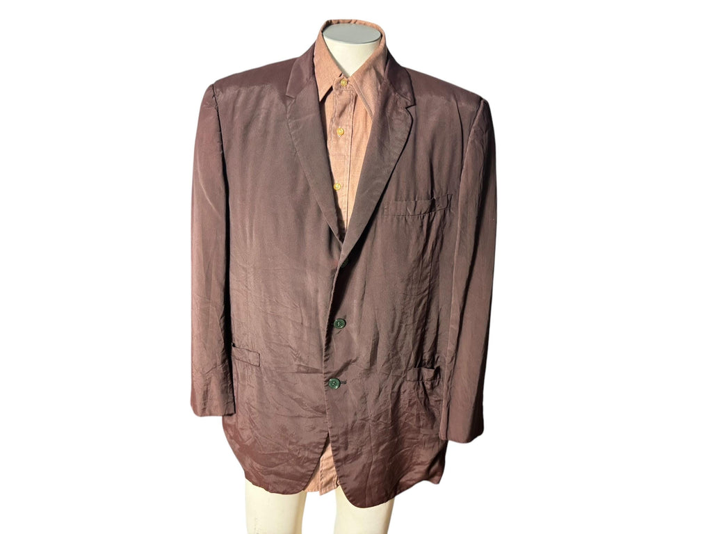 Vintage men's 60's brown suit jacket 44 Don Richards