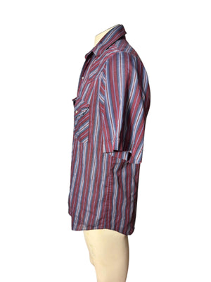 Vintage striped western shirt M