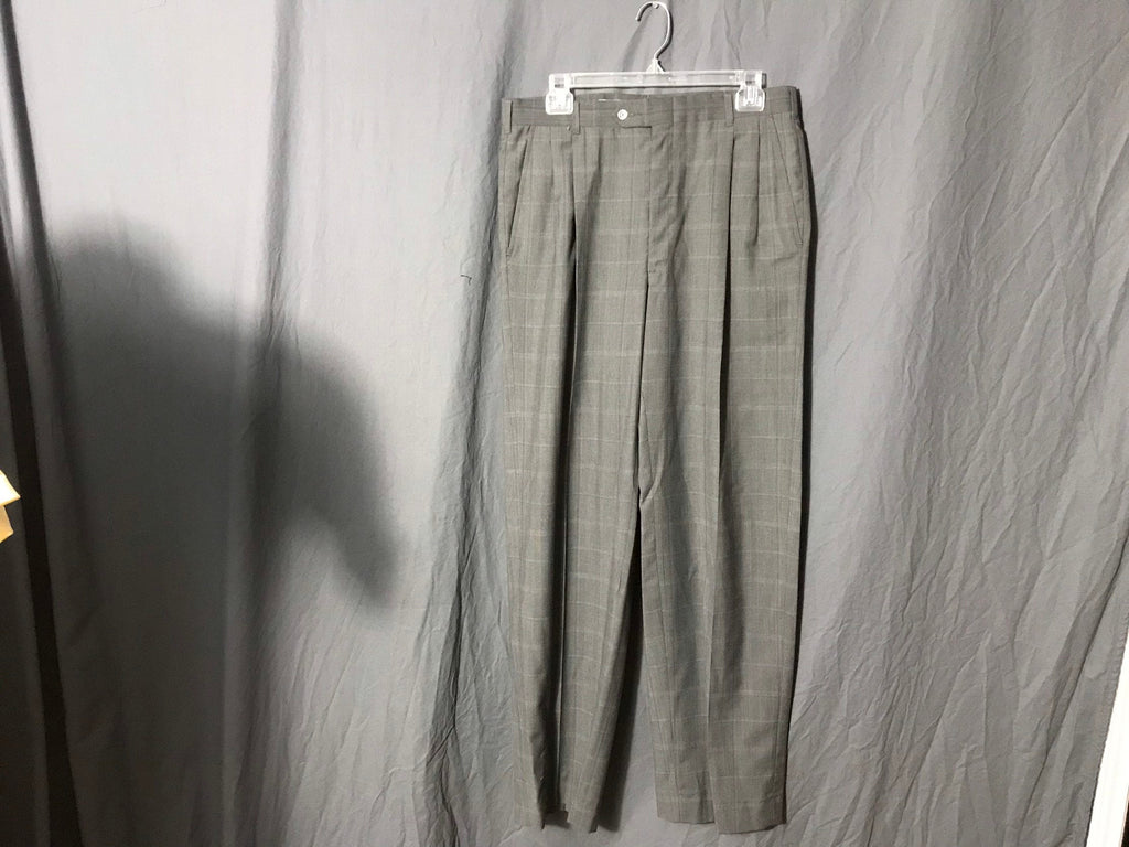 Vintage 1980’s Pierre Cardin plaid pants 33