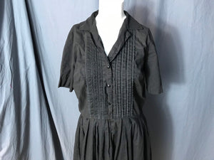 Vintage 1950’s cotton shirt dress L