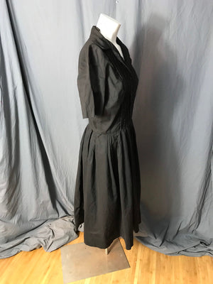 Vintage 1950’s cotton shirt dress L