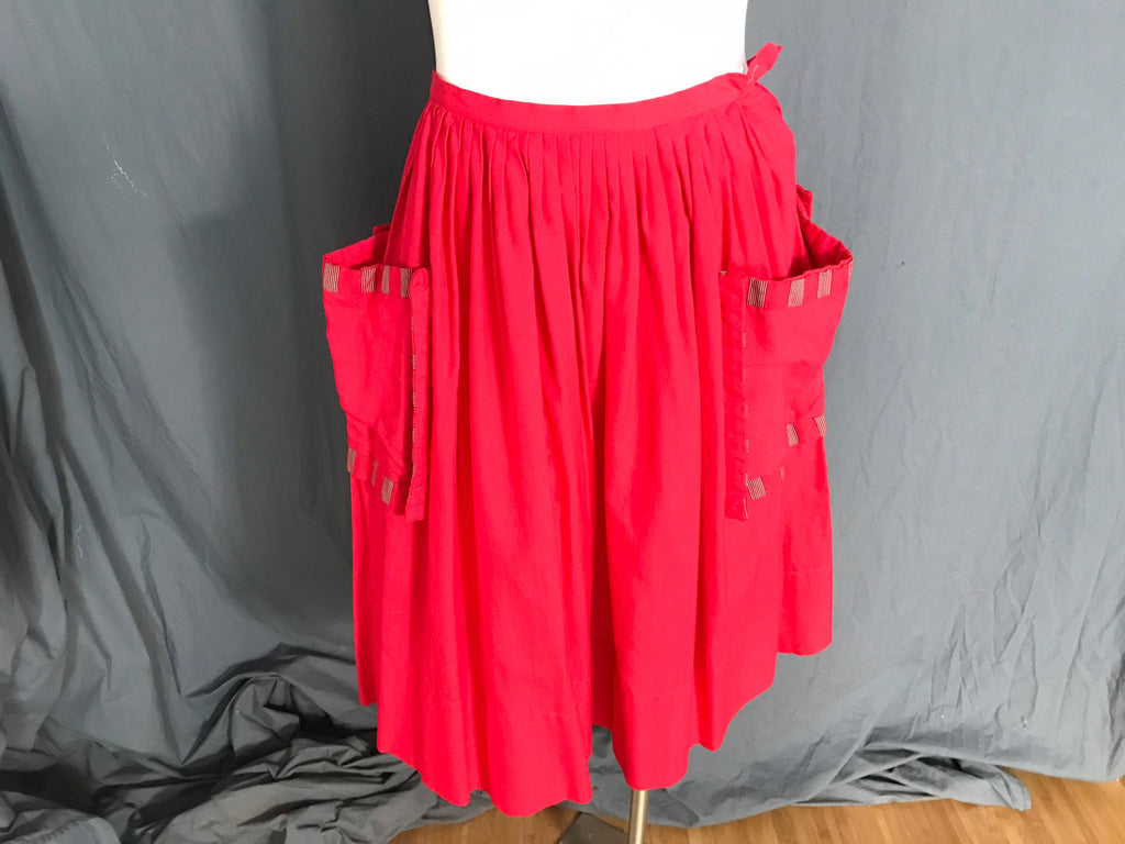 Vintage 1950’s Joe Frank red skirt with pockets S