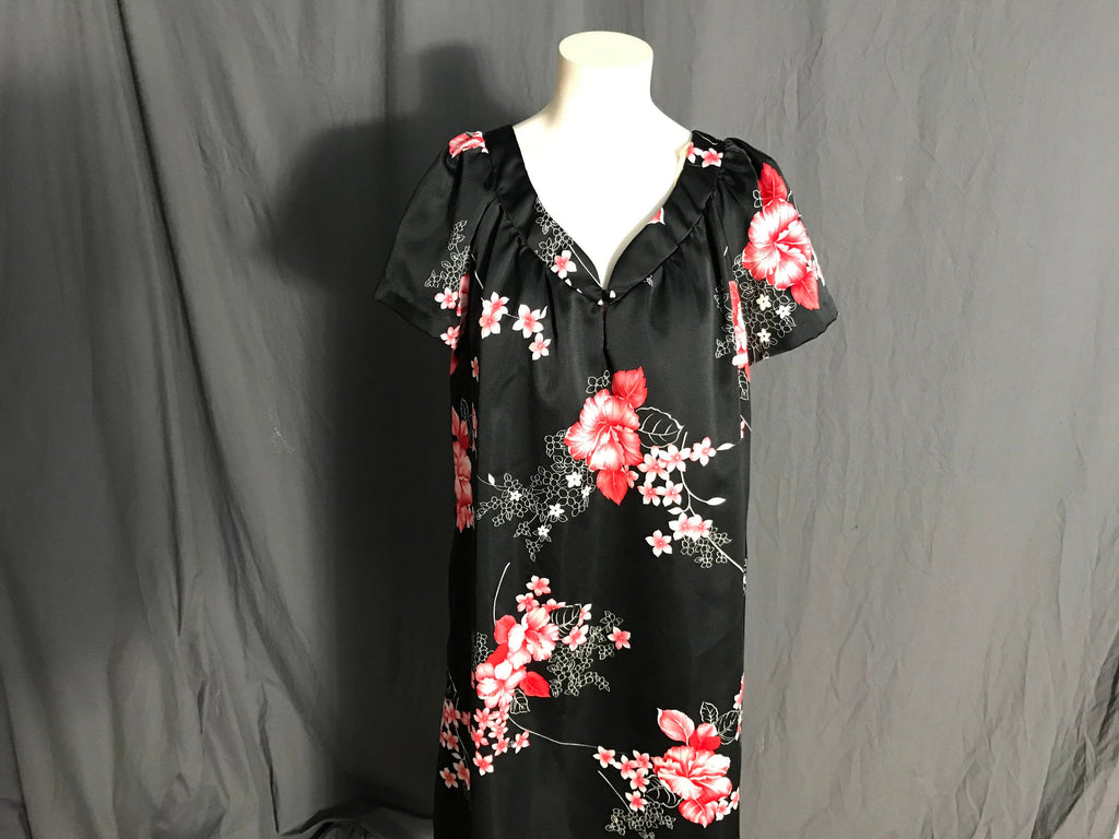Vintage Hilo Hattie Hawaiian dress caftan XL