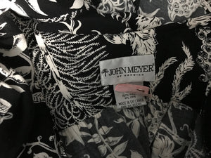 Vintage John Meyer rayon button up dress 8 M