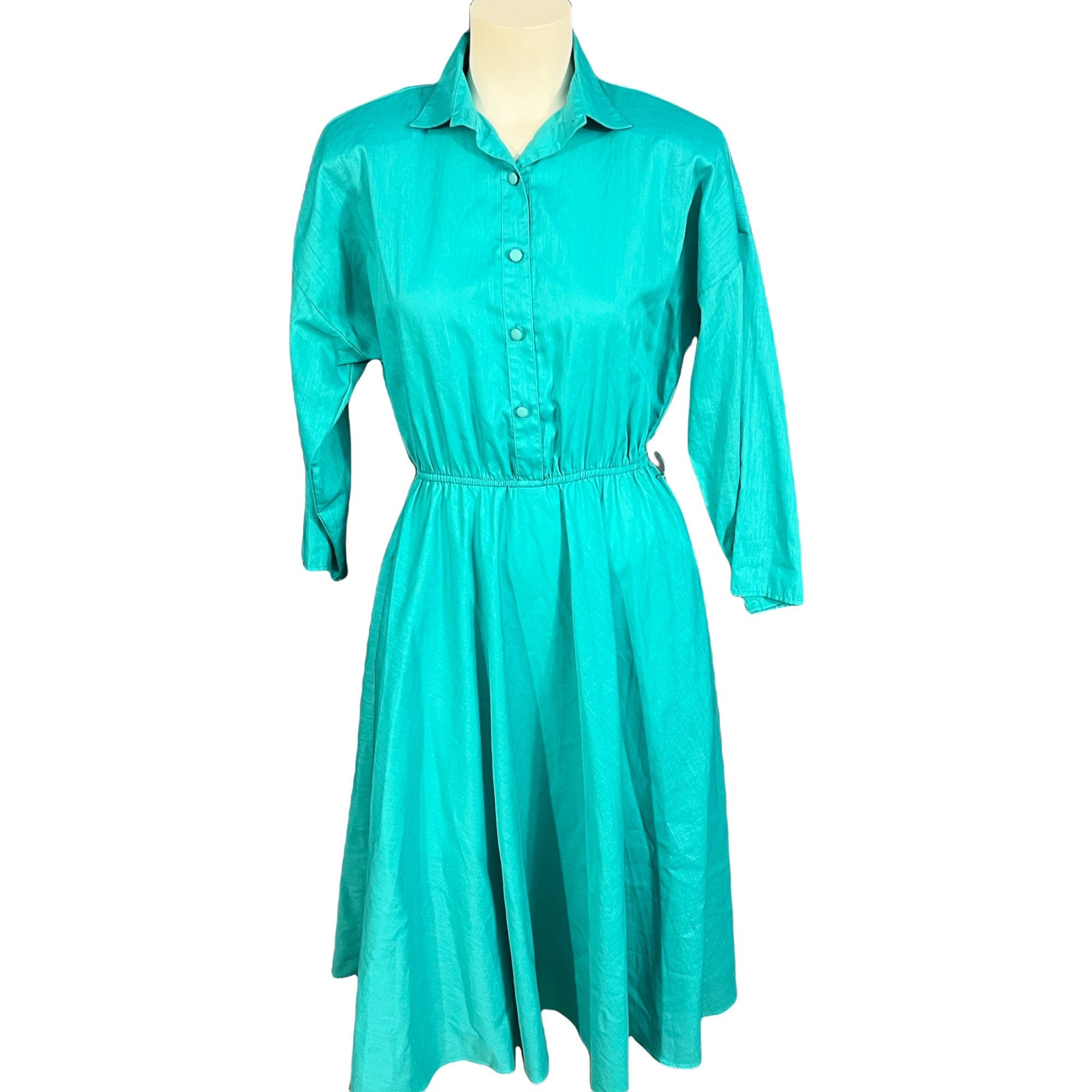 Vintage 80's The American Shirt Dress 5/6 S M