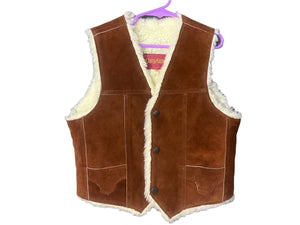 Vintage Chevalier kids leather western vest 10
