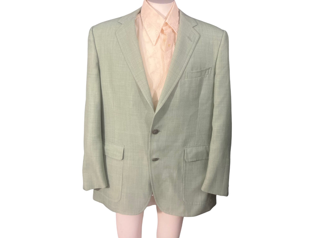 Vintage 70's green suit jacket Jack Nicklaus 44