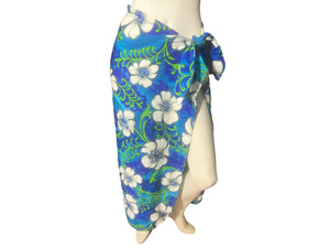 Vintage 60's Hawaiian wrap skirt M