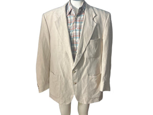 Vintage 70's 80's Kingsridge ultra suede suit jacket 46