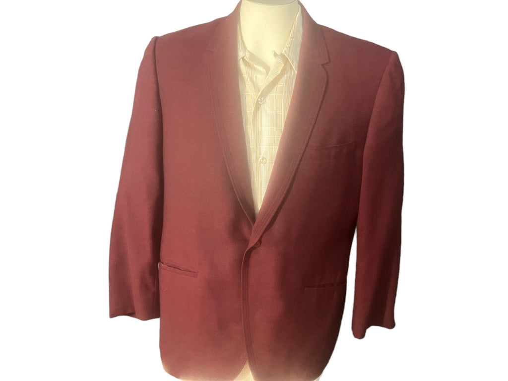Vintage maroon Eagle suit jacket 40