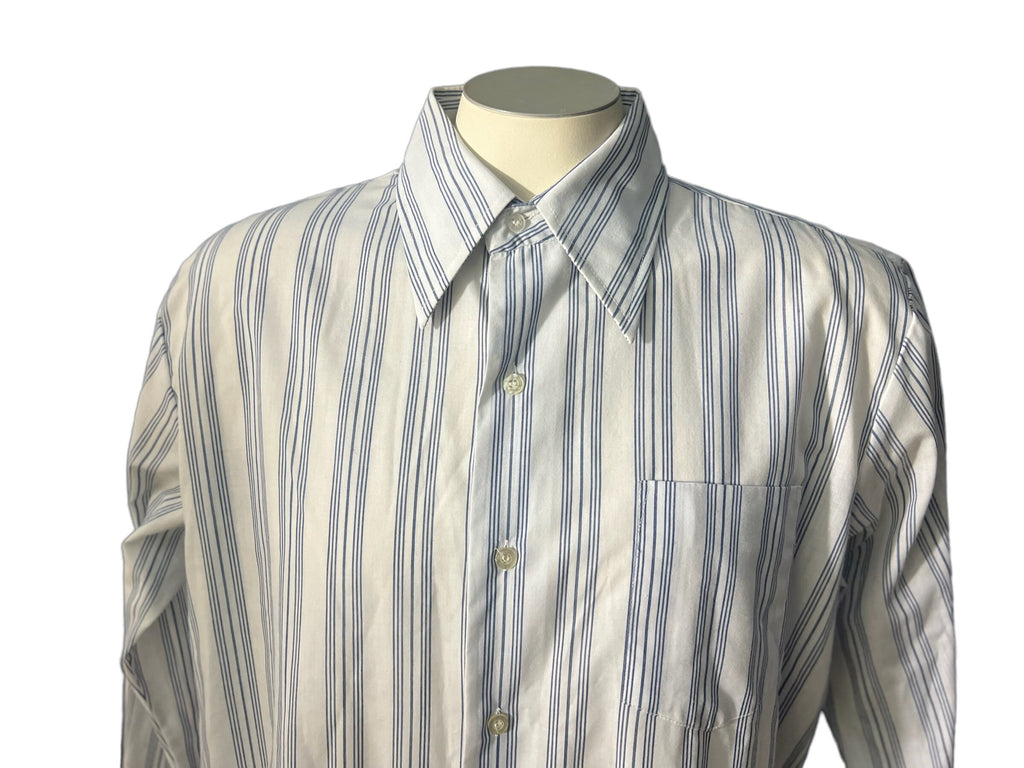 Vintage 70's striped button up shirt L