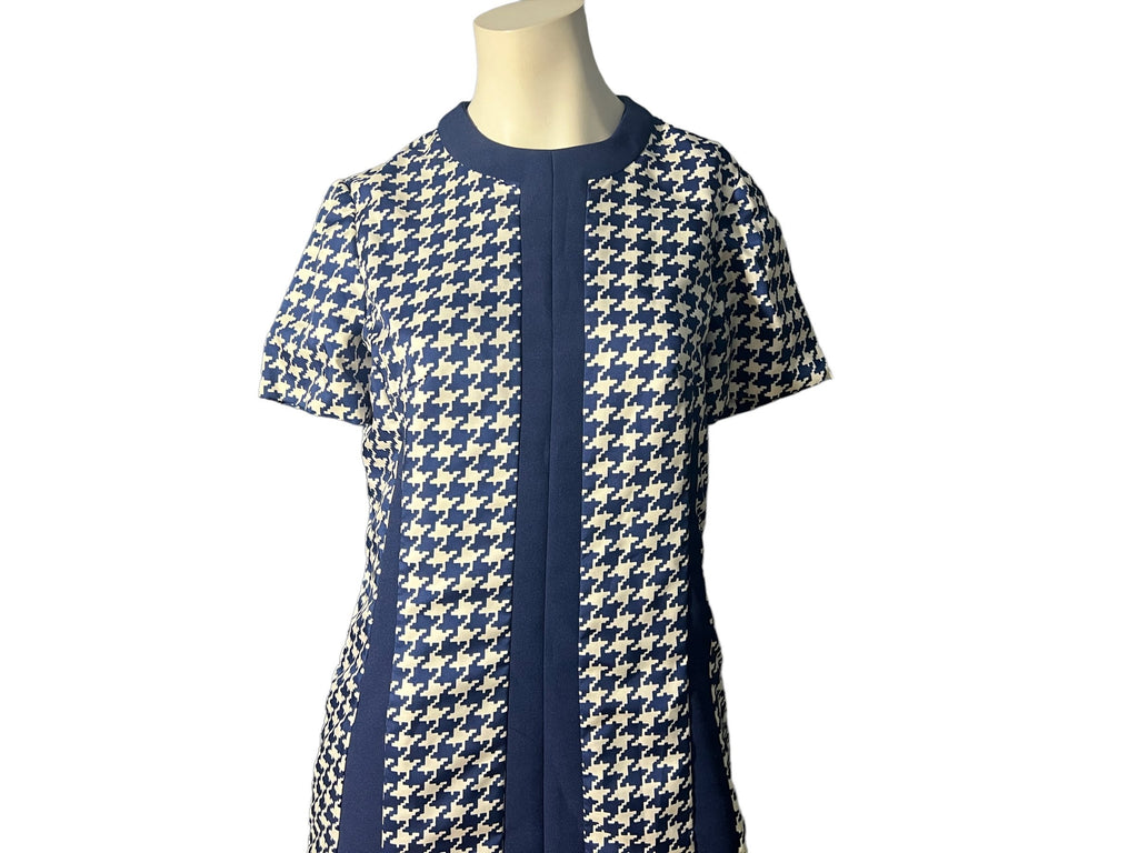 Vintage 70's JS blue check dress M