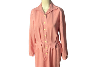Vintage 80's pink dress Bedford Fair L