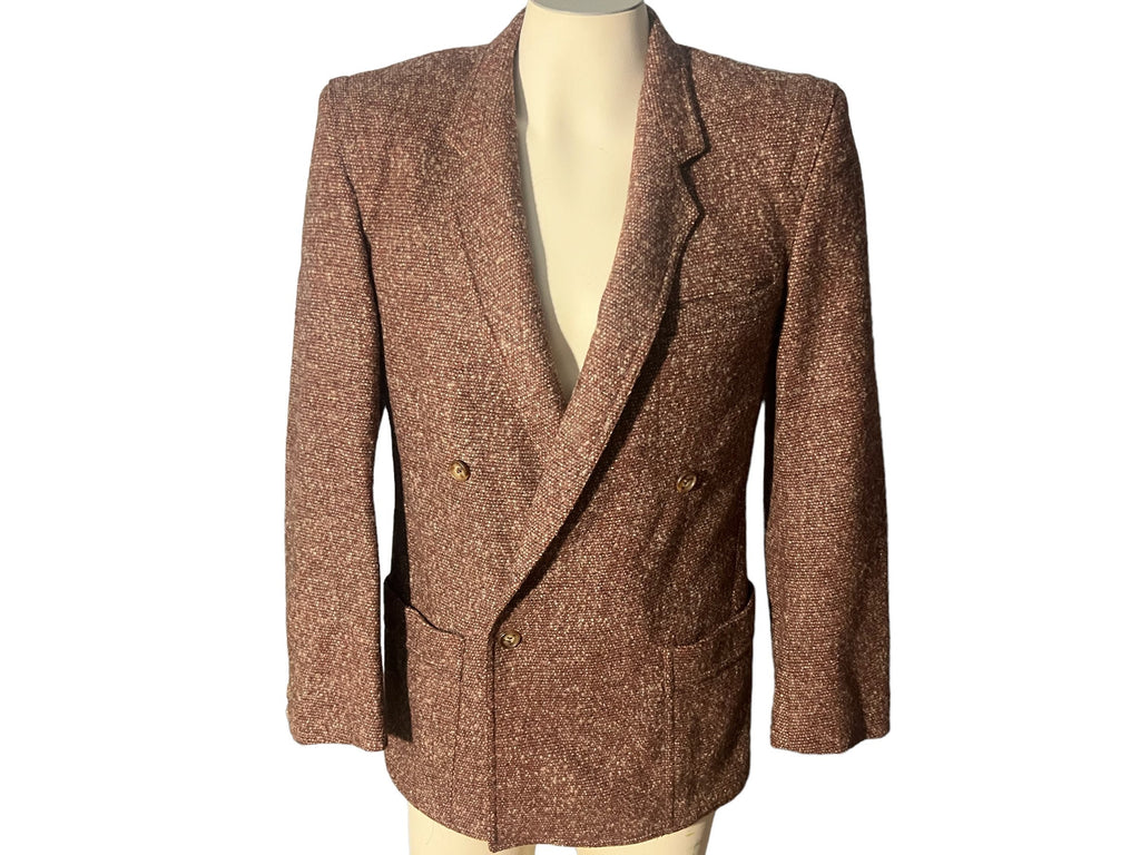 Vintage 80’s wool Bloomingdale’s suit jacket 38