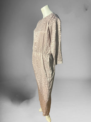 Vintage 80's Seret tan dress L 11/12