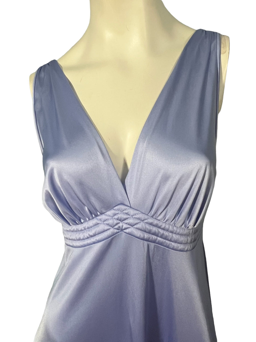 Vintage 70's long purple nightgown 36 Vanity Fair