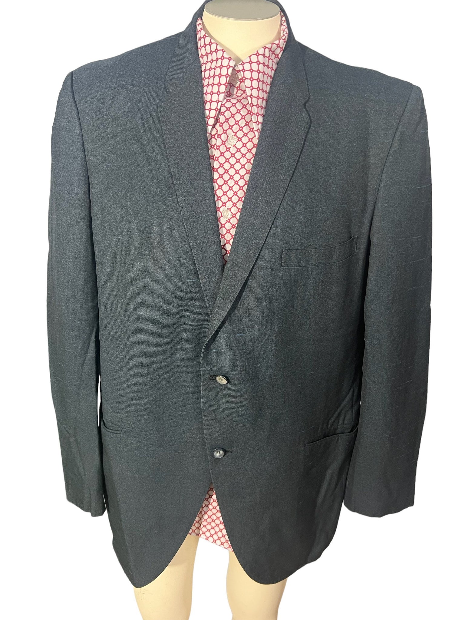 Vintage 60's Varsity flecked blue suit jacket 44 L