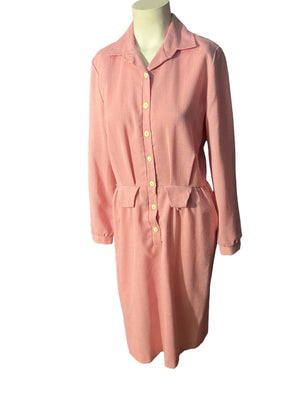 Vintage 80's pink dress Bedford Fair L