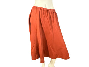 Vintage 70's rust skirt L XL
