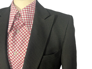 Vintage 80's pinstripe Falcone suit jacket 42