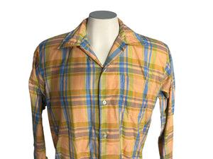 Vintage 60's Bud Berma plaid Men's shirt L