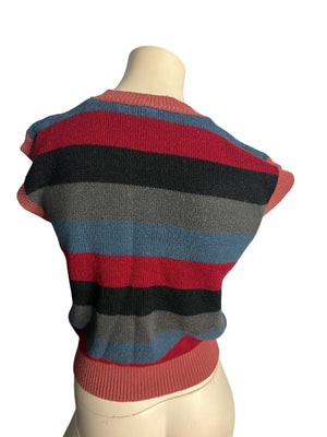 Vintage 70's Heathmoor mod sleeveless sweater M