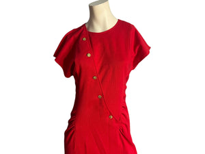 Vintage red 80's All that Jazz dress L 11/12