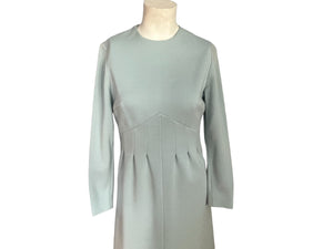 Vintage 60's blue fitted dress Jerry Silverman M