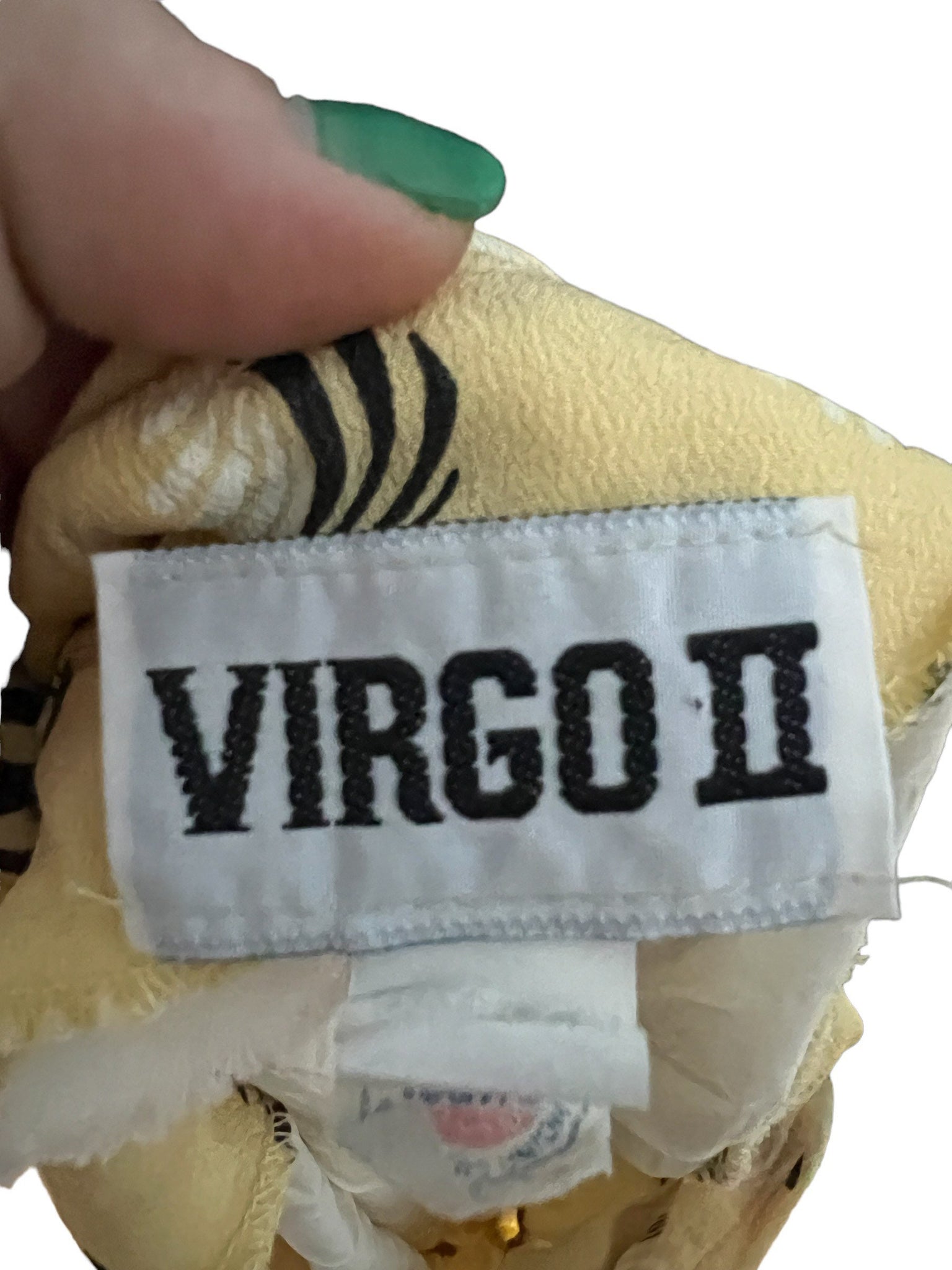 Vintage 80's yellow rayon dress 10 Virgo II