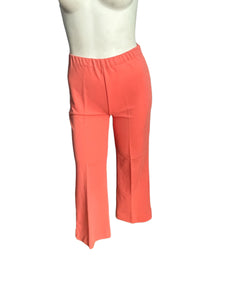 Vintage peach polyester slacks pants 26" waist
