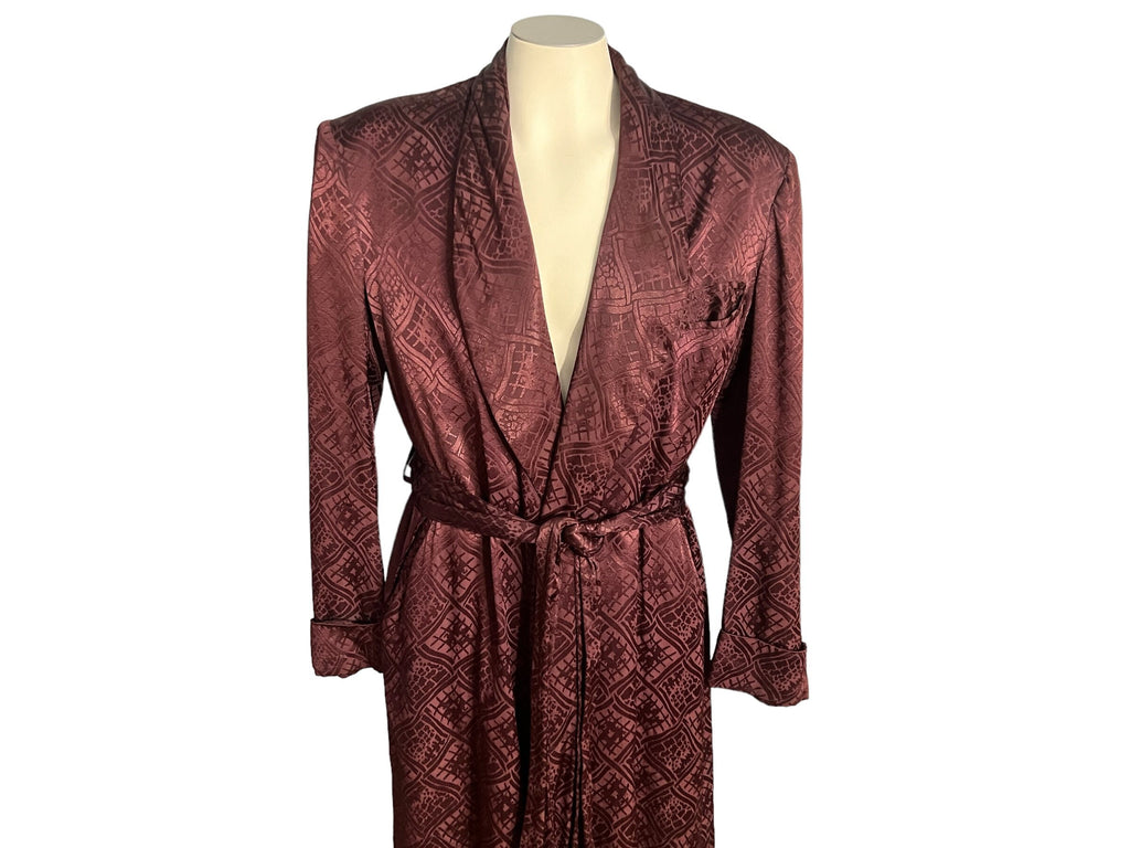 Vintage Royal Robes smoking jacket robe
