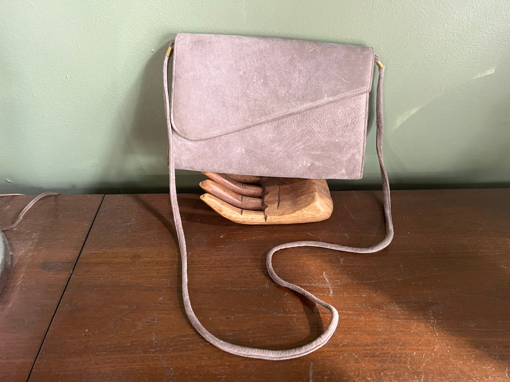 Vintage 80's suede purse