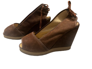Vintage brown thom brown platform shoes 6
