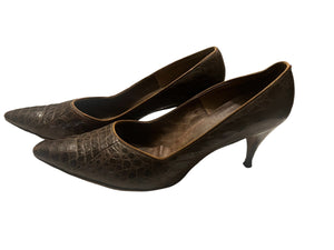 Vintage 50's brown heels Mr Herbert 8.5
