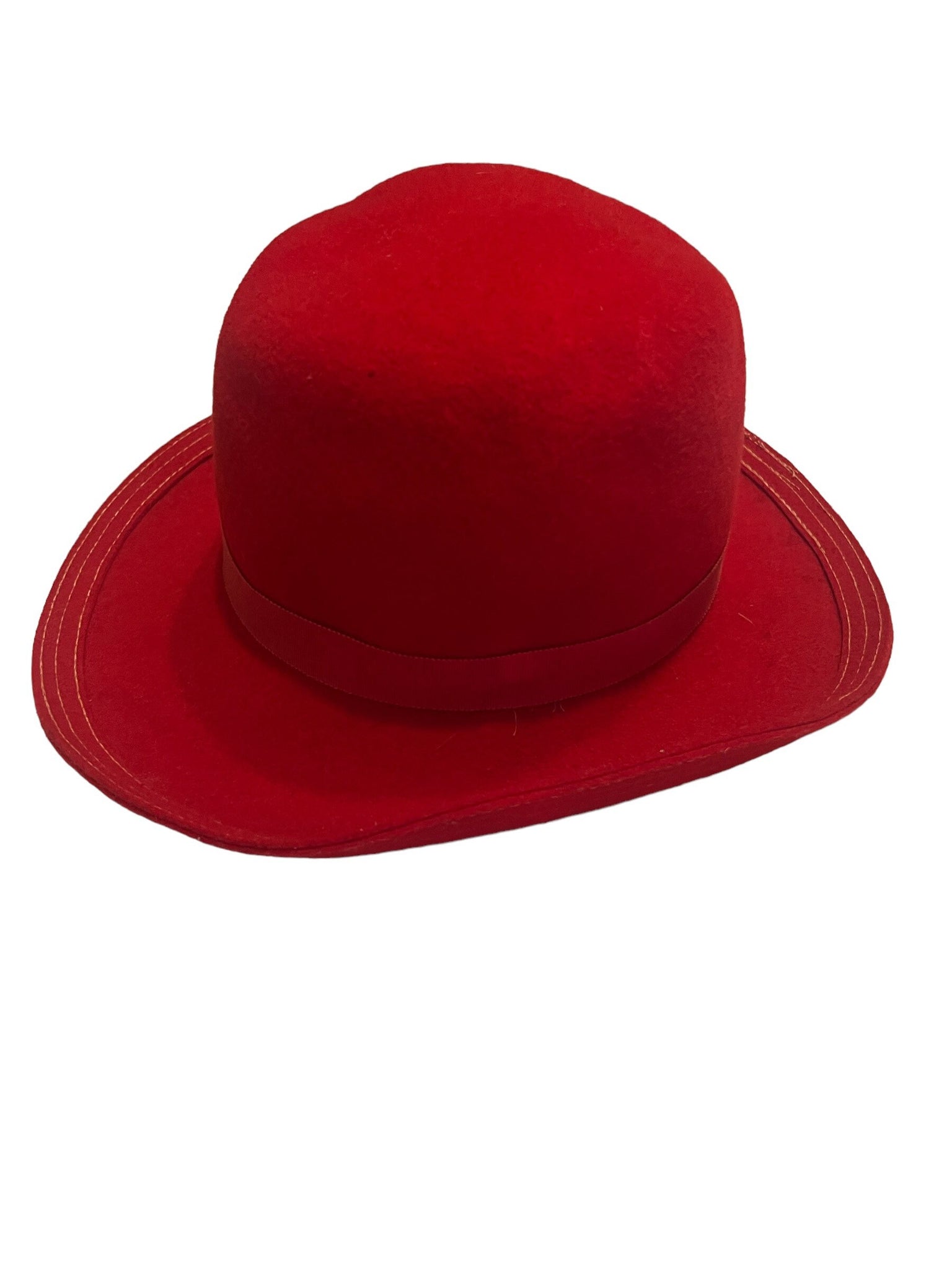 Vintage red wool hat