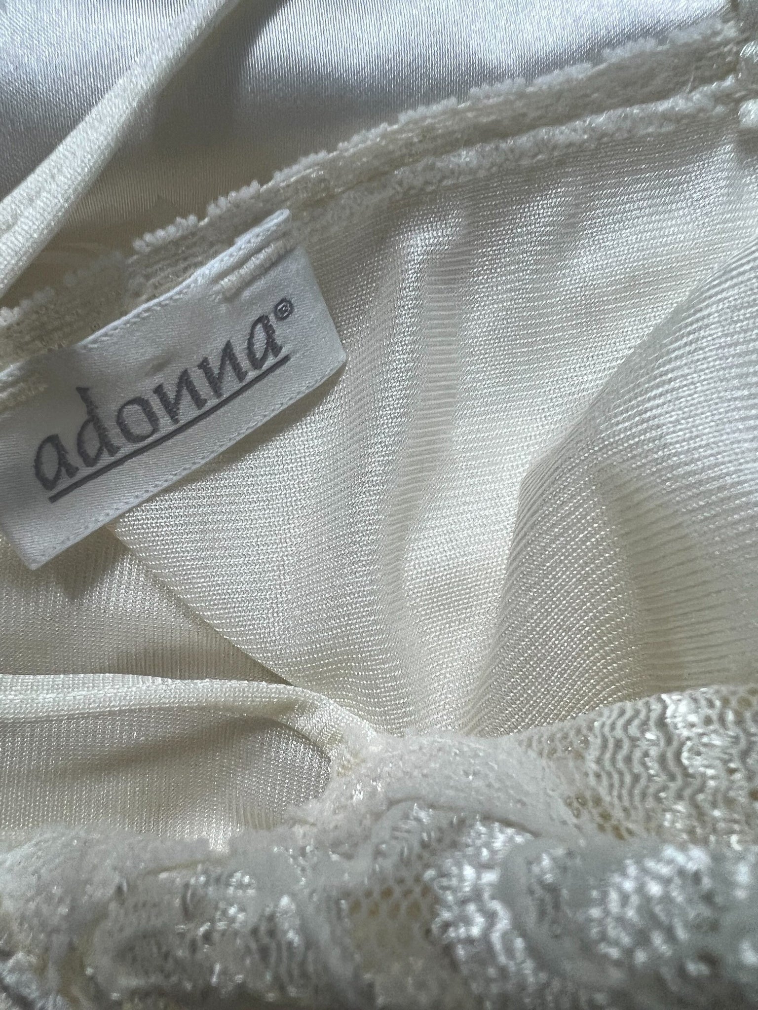 Vintage 80's Adonna lingerie nightie top M