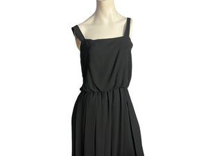Vintage black long dress L