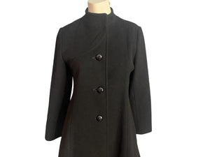 Vintage black Miss Harwood princess coat M