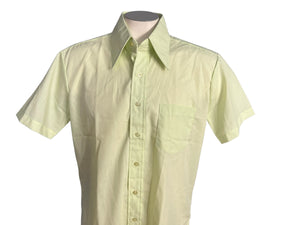 Vintage green 70's John Blair dress shirt 16