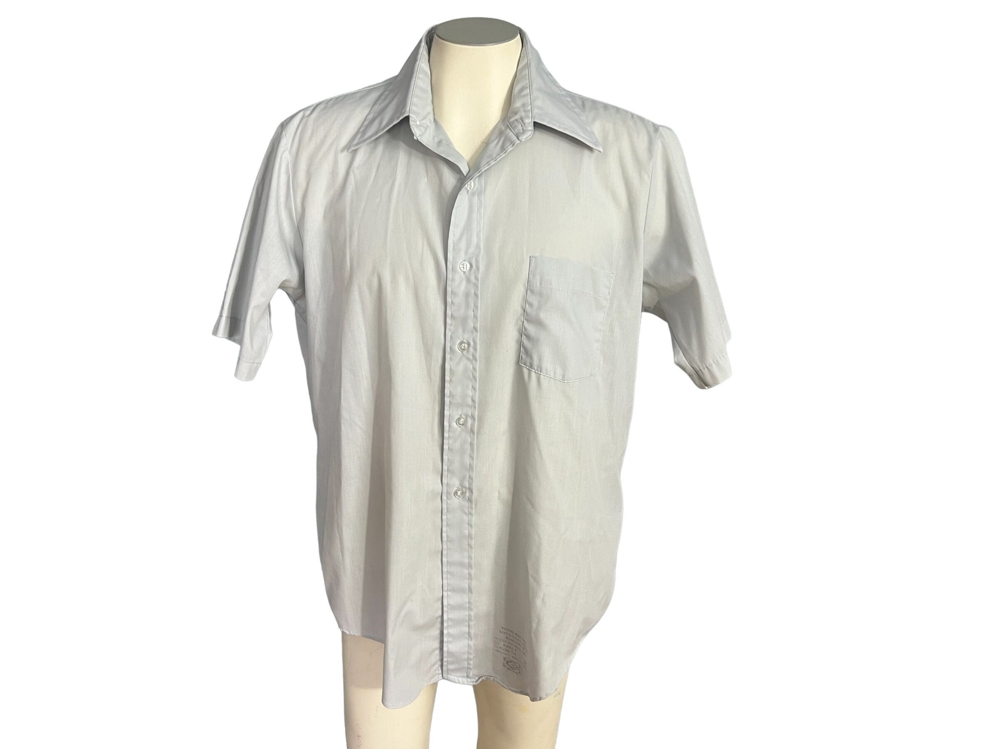 Vintage gray 70's shirt Arrow Kent M