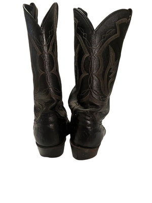 Vintage black Justin cowboy boots 8.5 D